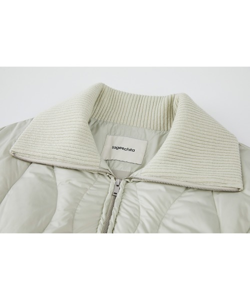tageechita ダウンジャケット L セージグリーン レディース : ZOZOTOWN