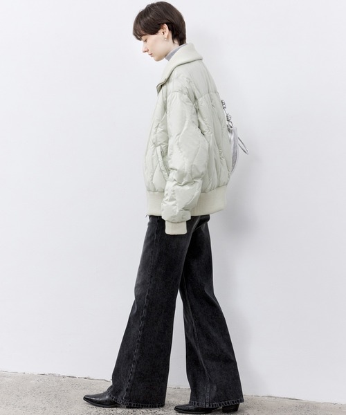 tageechita ダウンジャケット L セージグリーン レディース : ZOZOTOWN