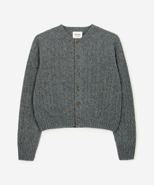 Moriss ブラウン カーディガン Morris & Sons（モリスアンドサンズ） 「Morris & Sons」 ニット