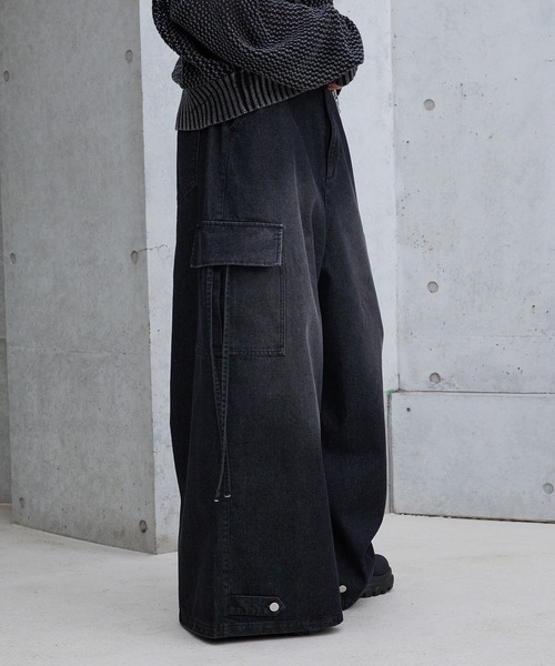 Spielio カーゴパンツ 「Spielio」Vintage like denim cargo