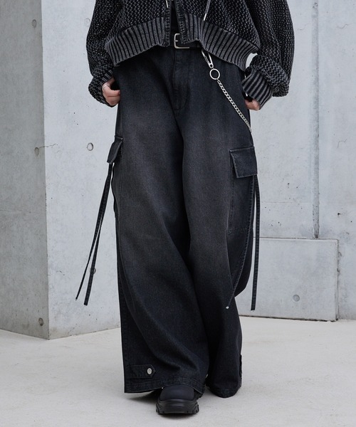 Spielio カーゴパンツ 「Spielio」Vintage like denim cargo