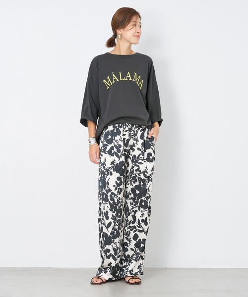 MICA&DEAL tシャツ MALAMA”ロゴプリントプルオーバー レディース