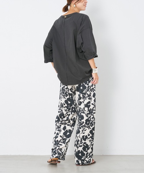 tシャツ MALAMA”ロゴプリントプルオーバー レディース MICA&DEAL tシャツ MALAMA”ロゴプリントプルオーバー レディース