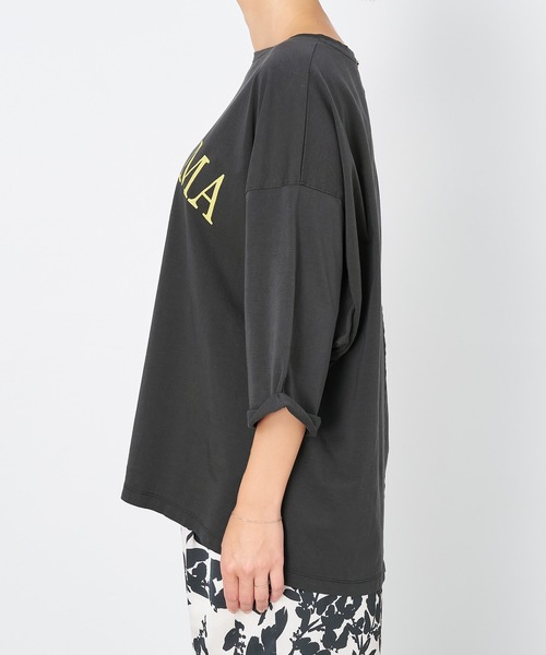 tシャツ MALAMA”ロゴプリントプルオーバー レディース セール】'MALAMA'ロゴプリントプルオーバー（Tシャツ/カットソー