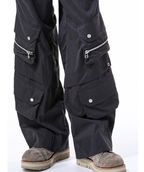 最終価格　A.F ARTEFACT アーティファクトNylon×Bom 予約商品】A.F ARTEFACT / Nylon Cargo Baggy Pants / 2月～4月