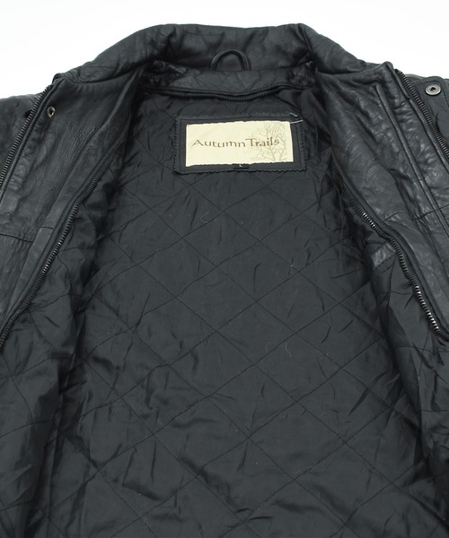 2-51 90s古着SUSQUEHANNA TRAILレザージャケット黒 SUSQUEHANNA TRAIL- old leather jacket | ROOT online