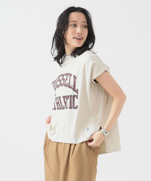 tシャツ 「別注」RUSSELL ATHLETIC / クラシック スクエア Ｔシャツ レディース Russell Athletic tシャツ 「別注」RUSSELL ATHLETIC