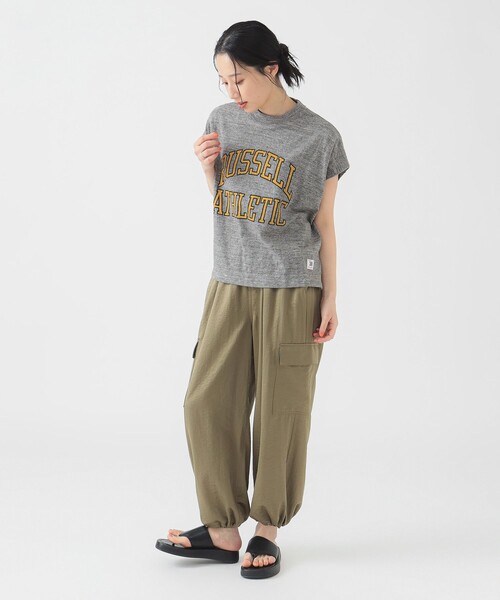 tシャツ 「別注」RUSSELL ATHLETIC / クラシック スクエア Ｔシャツ レディース B:MING by BEAMS（ビーミング by ビームス）【別注】RUSSELL