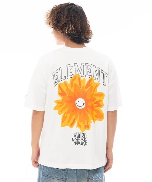 新エレメントコーポレーション ELEMENT tシャツ メンズ FLOWER SS Tシャツ 「2025年春夏モデル