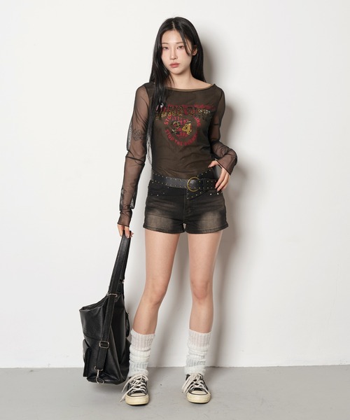 FOLLOWIN tシャツ 「2025SS」Y2Kジュディプリントデザイン