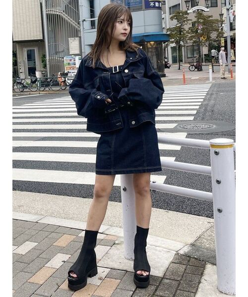 MURUA ジャガードソックブーツ【ニットブーツ】【ブーツサンダル】 MURUA サンダル ジャガードソックブーツサンダル レディース