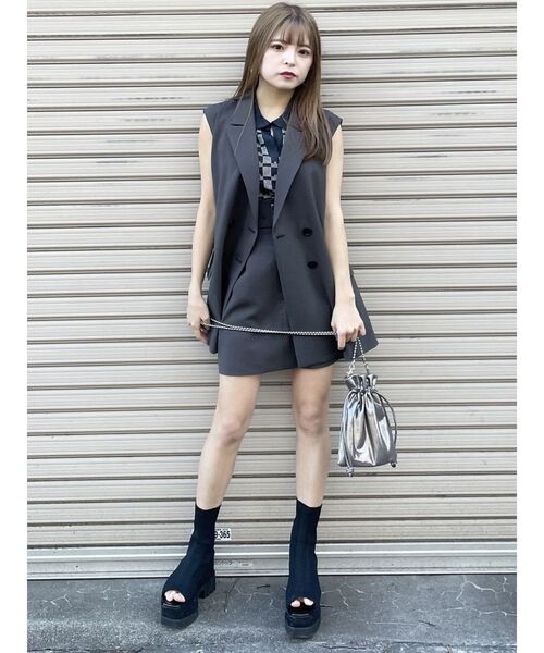 MURUA ジャガードソックブーツ【ニットブーツ】【ブーツサンダル】 MURUA サンダル ジャガードソックブーツサンダル レディース