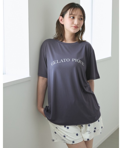 ルームウェア　gelatopiqué 半袖半ズボン セール】【KOUSUKE SHIMIZU】【HOMME】ワンポイントハーフパンツ