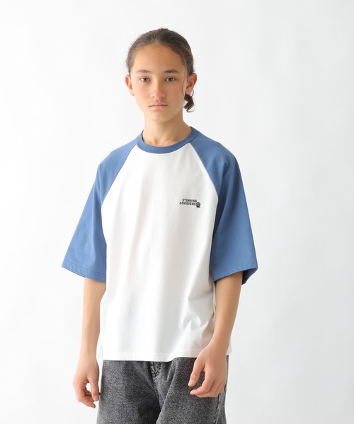 GLOBAL WORK（グローバルワーク） tシャツ ヘビロッTEEラグランBIG