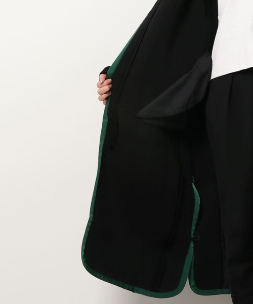 UN3D.（アンスリード） ノーカラーコート 36 ブラック レディース