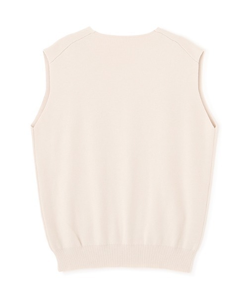 ETRE TOKYO ベスト ジレ コットンシルクスリーブレスニットプル