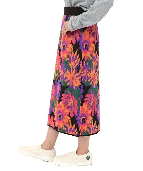 「チチカカ」 ニットスカート FREE ブルー レディース_画像7