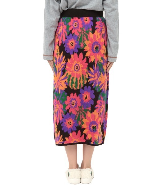 「チチカカ」 ニットスカート FREE ブルー レディース_画像8