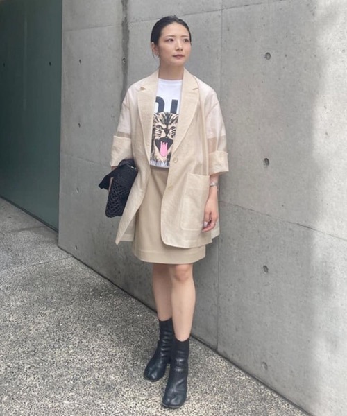 美品✨DRESSLAVE ドレスレイブ　シアーオーガンジービッグジャケット DRESSLAVE（ドレスレイブ） ジャケット テーラードジャケット wrinkles