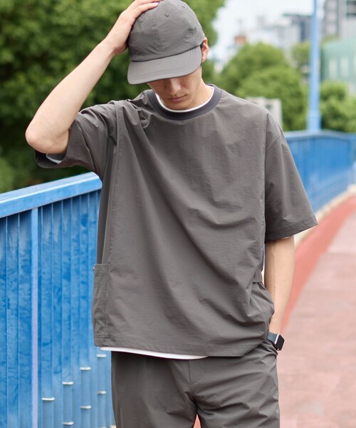 coen（コーエン） tシャツ ハイカーテックライトウェイトTシャツ