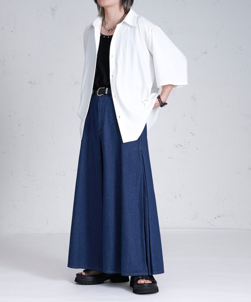 Ellno Loset（エルノロゼット） マルチサイズ ジーンズ スーパーフレア