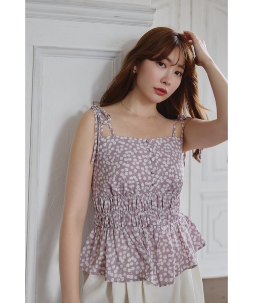 Her lip to キャミソール Cherry Pattern Strap Top : ZOZOTOWN Yahoo