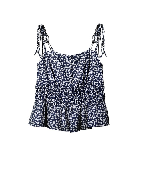 トップス Herlipto Cherry Pattern Strap Top M navy Her lip to キャミソール Cherry Pattern Strap Top : ZOZOTOWN Yahoo