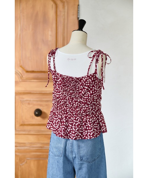 Her lip to キャミソール Cherry Pattern Strap Top : ZOZOTOWN Yahoo
