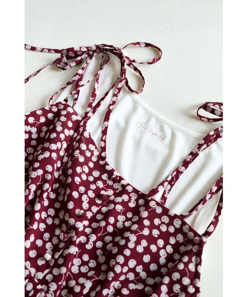 Her lip to キャミソール Cherry Pattern Strap Top : ZOZOTOWN Yahoo