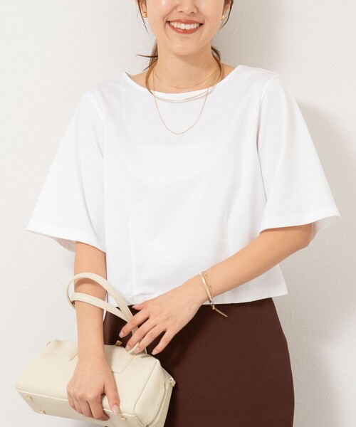 「NOLLEY'S」 半袖Tシャツ 38 アイボリー レディース NOLLEY'S 「NOLLEY'S」 半袖Tシャツ 38 ブラック レディース