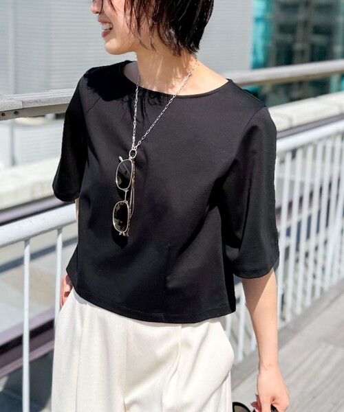 tシャツ 刺繍ショートTシャツ レディース