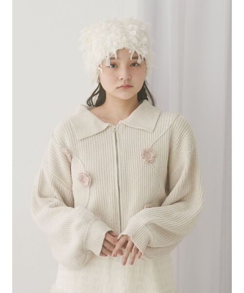 merry jenny カーディガン フリルニットソーカーディガン[品番：MKSW0037037]｜merry jenny