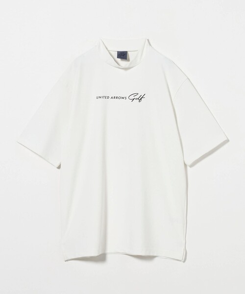 UNITED ARROWS GOLF モックネック　ポロシャツ UNITED ARROWS GOLF tシャツ メンズ ロゴ モックネック