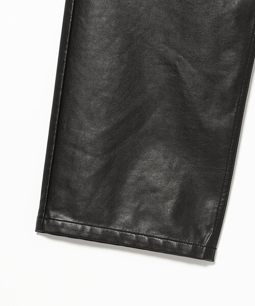 B：MING by BEAMS（ビーミング by ビームス） パンツ フェイクレザー