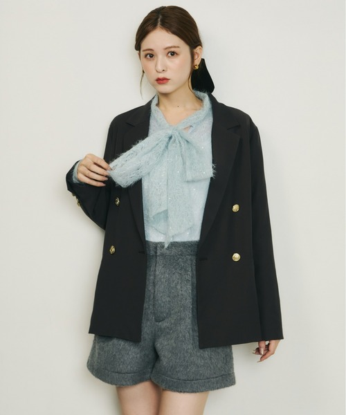 Olu.（オルドット） パンツ シャギータックショートパンツ