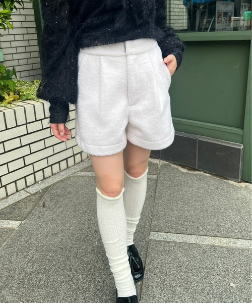 Olu.（オルドット） パンツ シャギータックショートパンツ