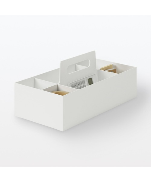 無印良品（MUJI） 収納 再生ポリプロピレン入り収納キャリーボックス