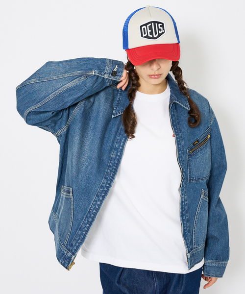 リー　デニム　ジャケット　ブルゾン Lee デニムジャケット gジャン Lee/リー DENIM ZIP UP BLOUSON
