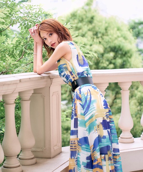 【美品•未使用】EmiriaWiz ノースリーブワンピース　イエロー　M 美品•未使用】EmiriaWiz ノースリーブワンピース イエロー M