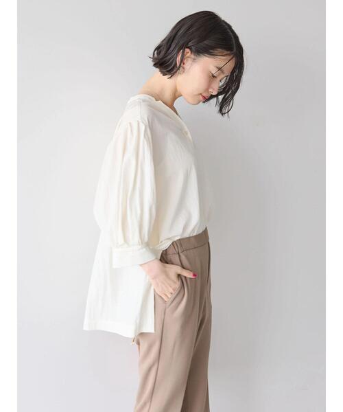 「AMERICAN HOLIC」 7分袖ブラウス L アイボリー レディース