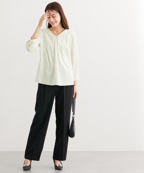 「7days Life Styling」 「Silent Majority」長袖ブラウス L オフホワイト レディース