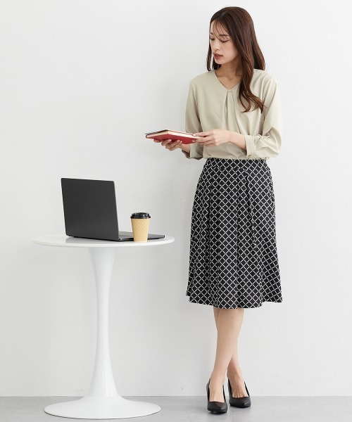 「7days Life Styling」 「Silent Majority」長袖ブラウス L オフホワイト レディース