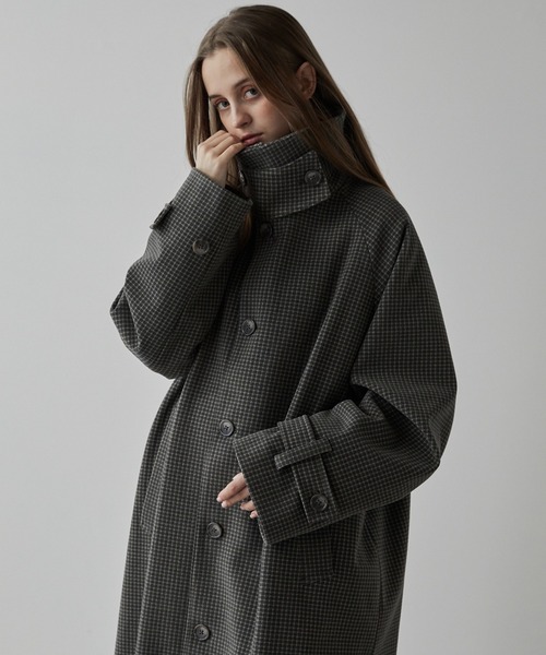 CLEL（クレイル） ステンカラーコート M グレー メンズ : ZOZOTOWN