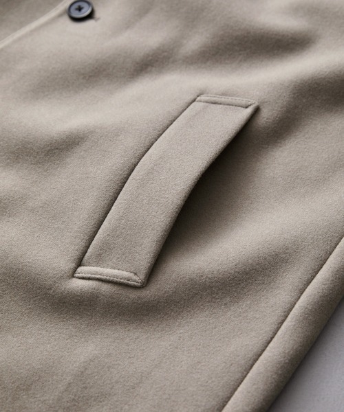 「CLEL」 ステンカラーコート M グレー メンズ_画像5