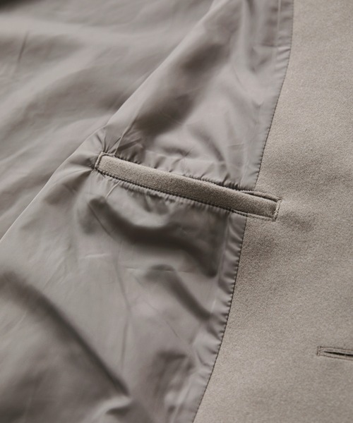 「CLEL」 ステンカラーコート M グレー メンズ_画像8