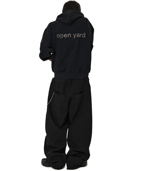 OY（オーワイ） パーカー 「OY/オーワイ」LAYERED STUD HOODIE ZIP UP