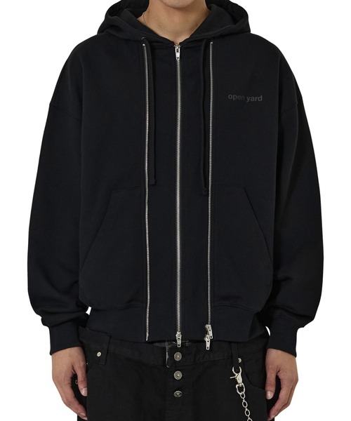 ♡*様 open yard（OY） ジップアップパーカー ブラック OY（オーワイ