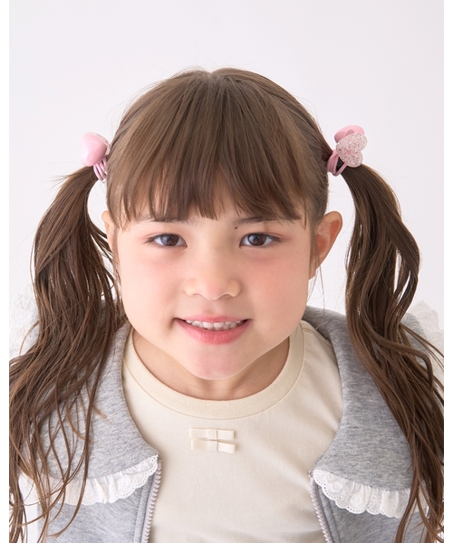 Lycee mine バレエシリーズ」ラメハートヘアゴム2Pセット : ZOZOTOWN