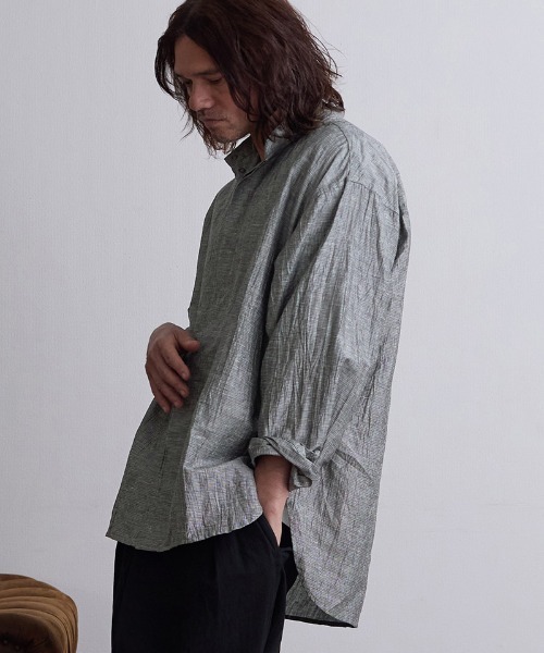 「EGO TRIPPING」 長袖シャツ 48 グレー メンズ_画像2