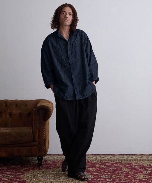 「EGO TRIPPING」 長袖シャツ 48 グレー メンズ_画像7